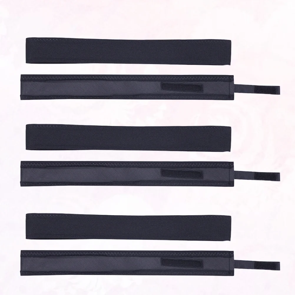 

6pcs Sticky Hat Sweat Band Cotton Absorbent Adjustable For Most Helmets Reusable Washable Diy Head Band Replacement Labor