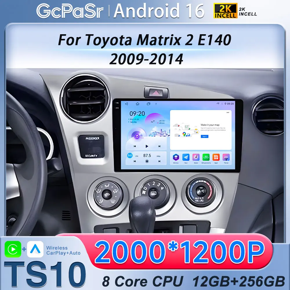 Radio para Auto SEAT Ibiza 2017 2018 2019 2020 Android 16 Carplay Navegación GPS Reproductor Multimedia WiFi + 4G Estéreo Unidad Principal para Auto