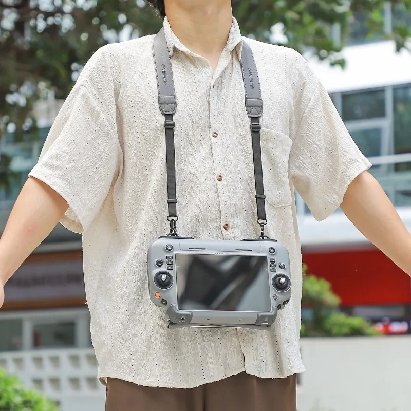 ل DJI RC PLUS 2/1 جهاز التحكم عن بعد مع شاشة حبل جلدي T50/T25/T40/T20P M30/M3 حزام كتف جلدي قابل للفصل