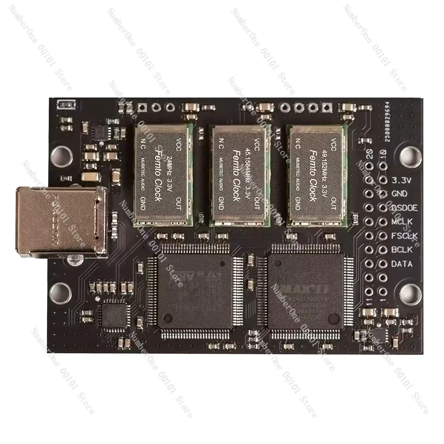 

Advanced USB audio digital interface module DSD1024/PCM768 pin compatible with Combo384