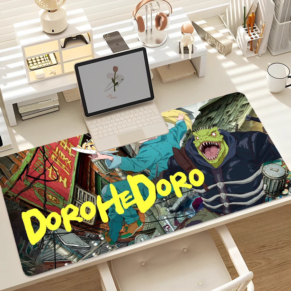 Dorohedoro Anime Rubber XXL PC Gaming Mouse Pad Gamer Desk Mats Keyboard Pad Mause Pad Muismat Desktop Mat