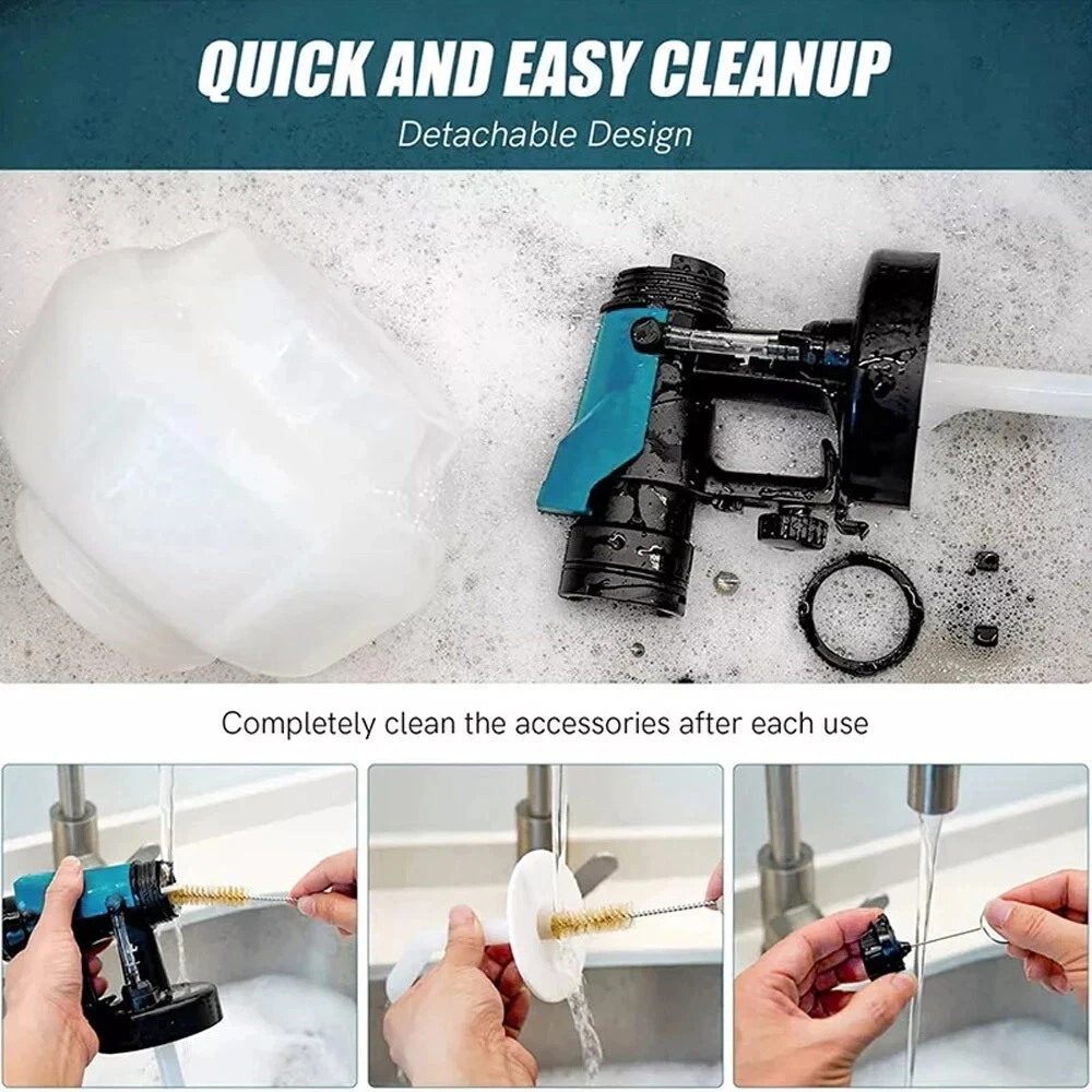 Makita Pulverizador eléctrico inalámbrico 18V 3 modos de pulverización - imagen 5