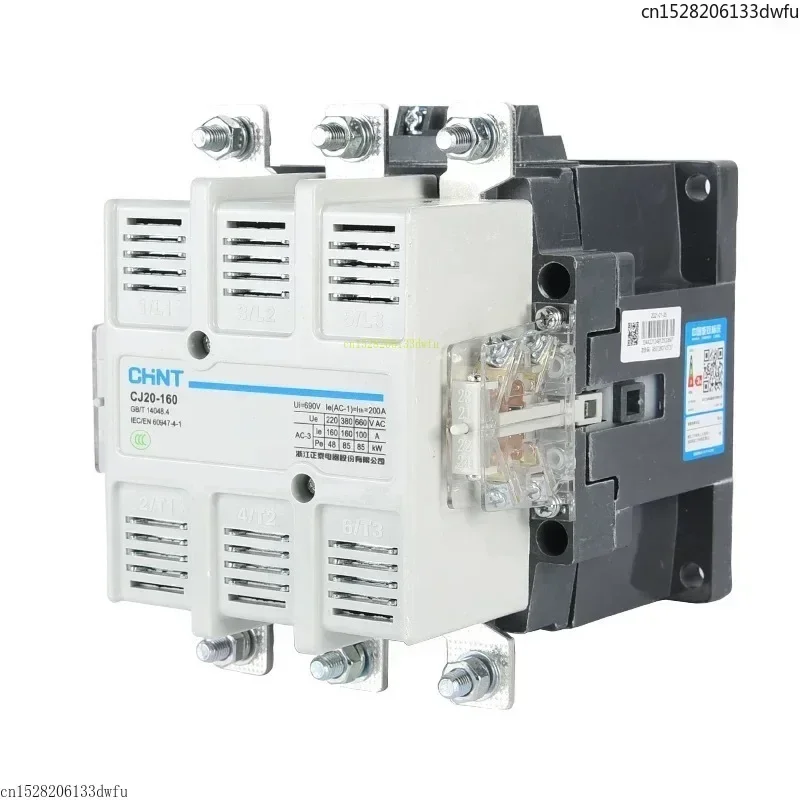 CHINT CJ20 16A-630A AC Contactor Three Phase 220V 380V 16A 25A 40A 63A 100A 160A 250A 400A 630A CJ20-100 CJ20-160 CJ20-250