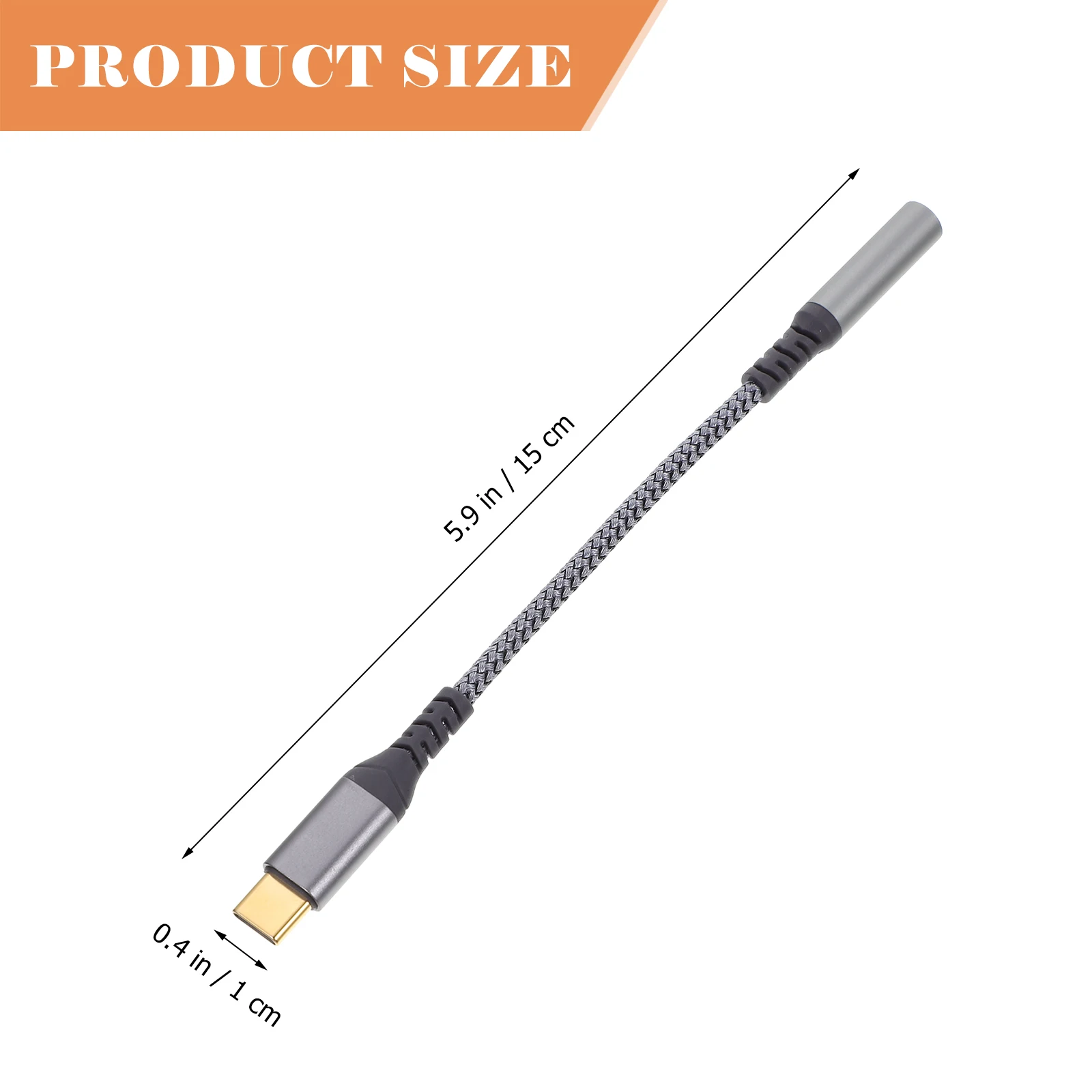 

Premium Type- Cable 3.5Mm Headphone Jack Converter For Usb-C Devices Compatible Mobile Phones Durable Portable Travel