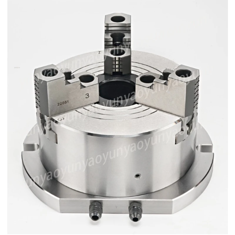 High-speed Vertical Hydraulic Three-jaw Chuck, High-precision Hard Jaw Power Chuck for Numerical Control Lathes