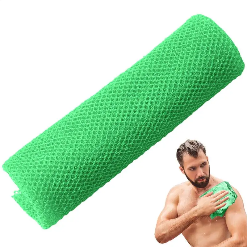 Bath Sponges For Shower Colorful Washcloth Body Exfoliator Shower Accessories Long Net Shower Body Scrubber African Scrubbing view 5