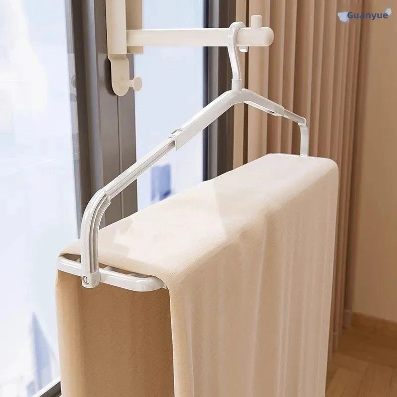

Home Recommendation Expandable Clothes Hanger Balcony Drying Towel Quilt Sheet Seamless Non-Slip Multi-Function P Hanger