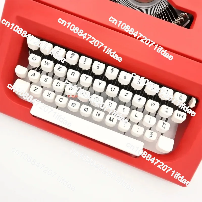 Olivetti Old Mechanical Typewriter Middle and Ancient Things Normal Use Retro Collection Artistic Gift