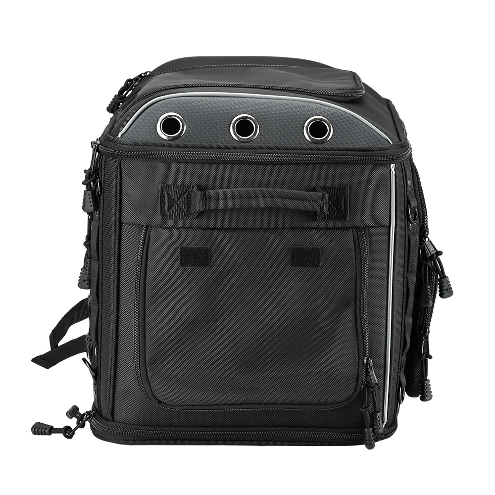 Motorcycle Pet Carrier Bag Dog Cat Bag for Street Glide Road King Electra Glide Passenger Seat Luggage Rack Touring Trike Models