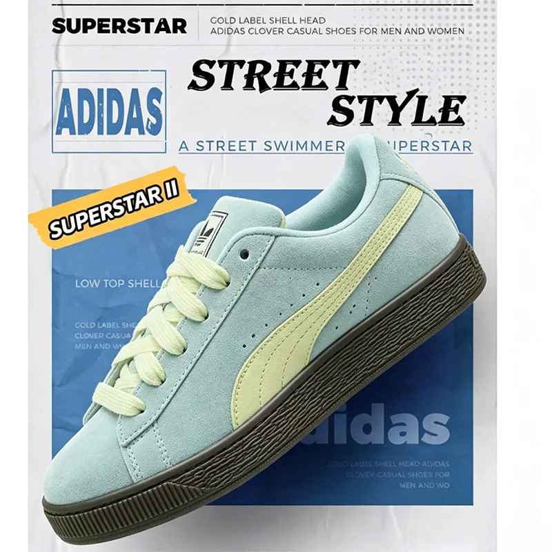 PUMA 2026 Summer New Suede XL Unisex Macaron Color Sneakers Soft Cushion Non Slip Wear Resistant Lightweight Daily 395205-84