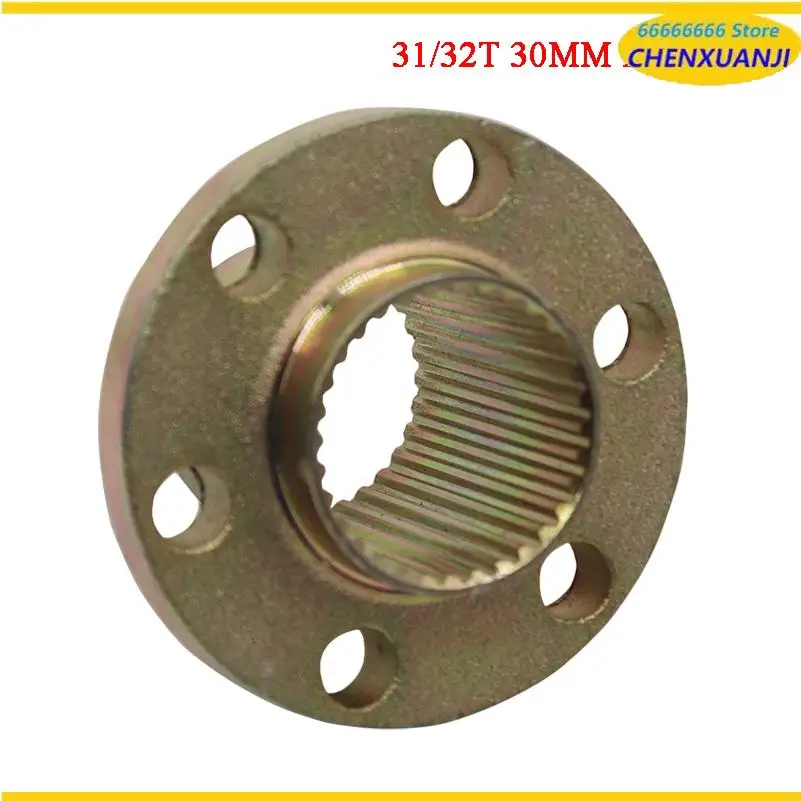 

31/32T Teeth Hub For 50cc-250cc ATV Go kart UTV Buggy Golf Cart Quad Bike Rear Axle Brake Disc Sprocket Mount