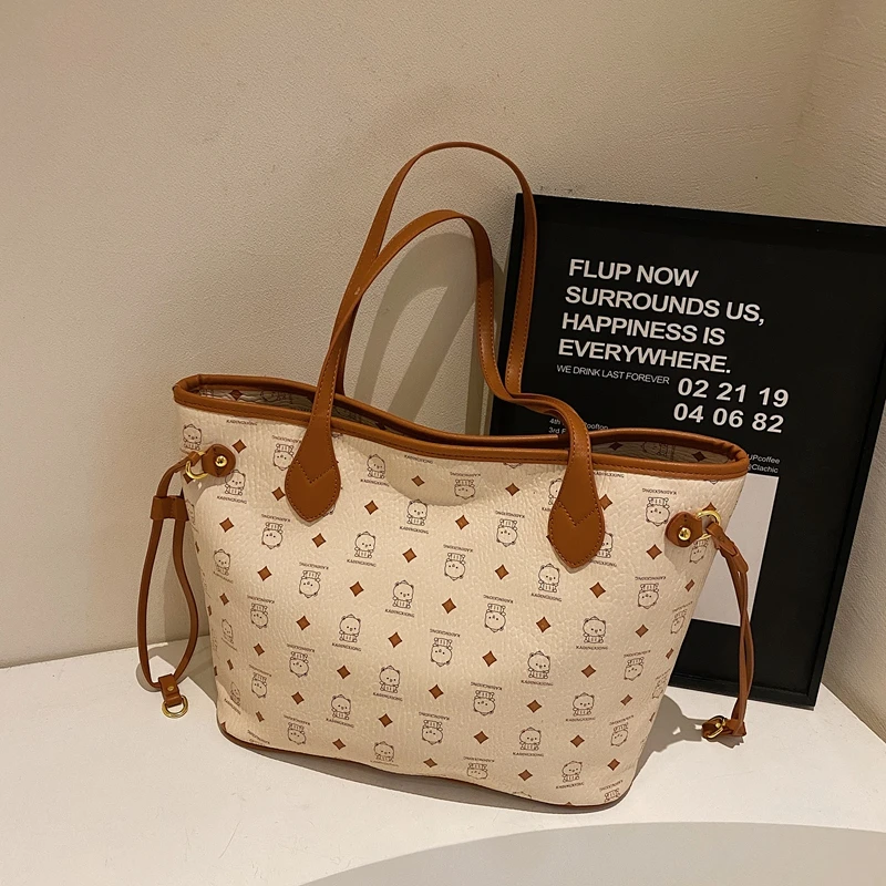 

Luxury Ladies Tote Bag Designer Leather Crossbody Shoulder Handbag Women's Purse Spacious Work Office Shopping Fashion Bag