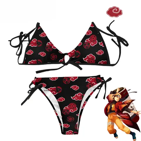 JP Classics Anime Figure Cosplay Costume Swimsuit Bikini Beach Anime Summer Set for Girlfriend's Gift