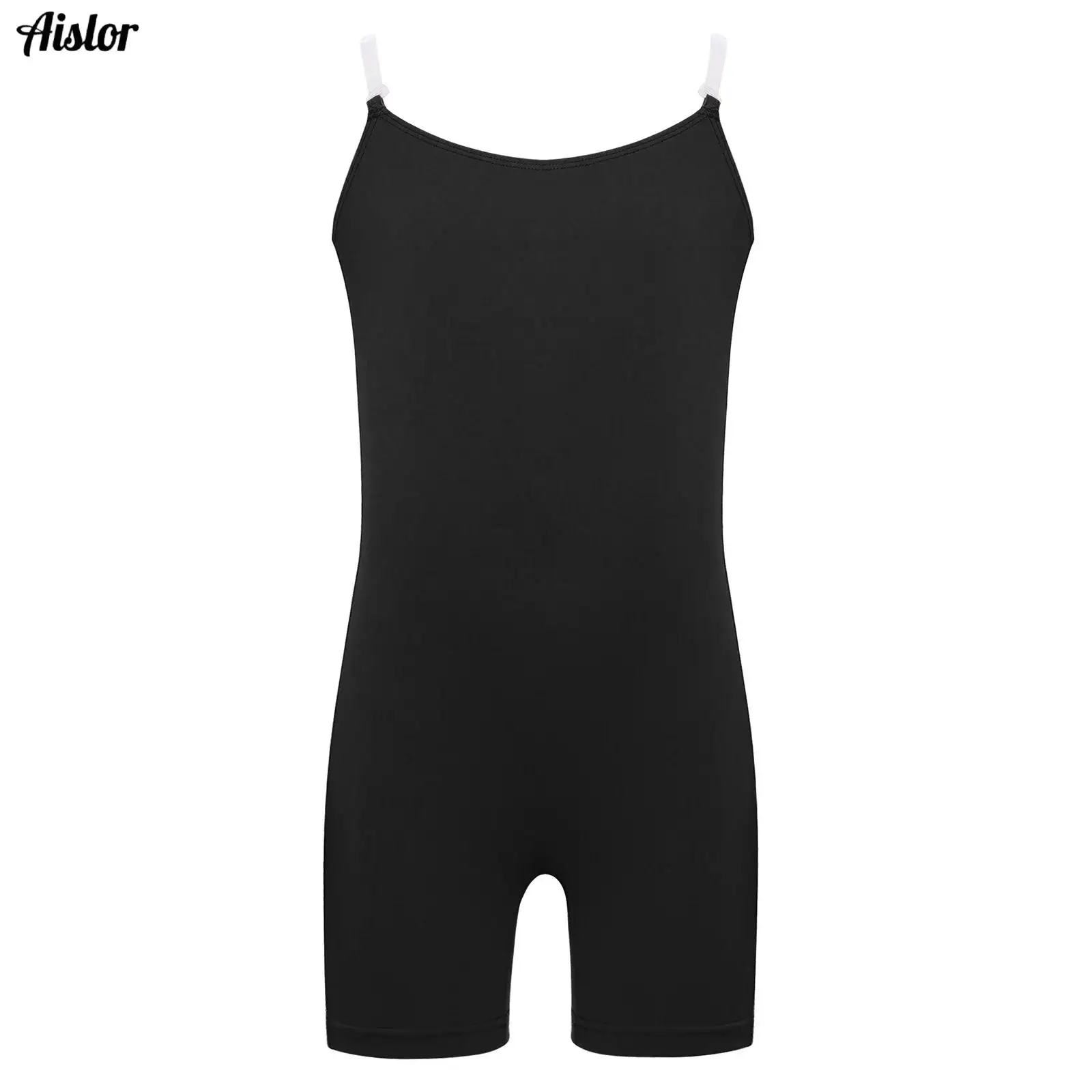 

Girls Sleeveless Dance Leotard Nude Slimming Bodysuit Kids Nude Seamless Camisole Undergarment Leotard with Shoulder Straps
