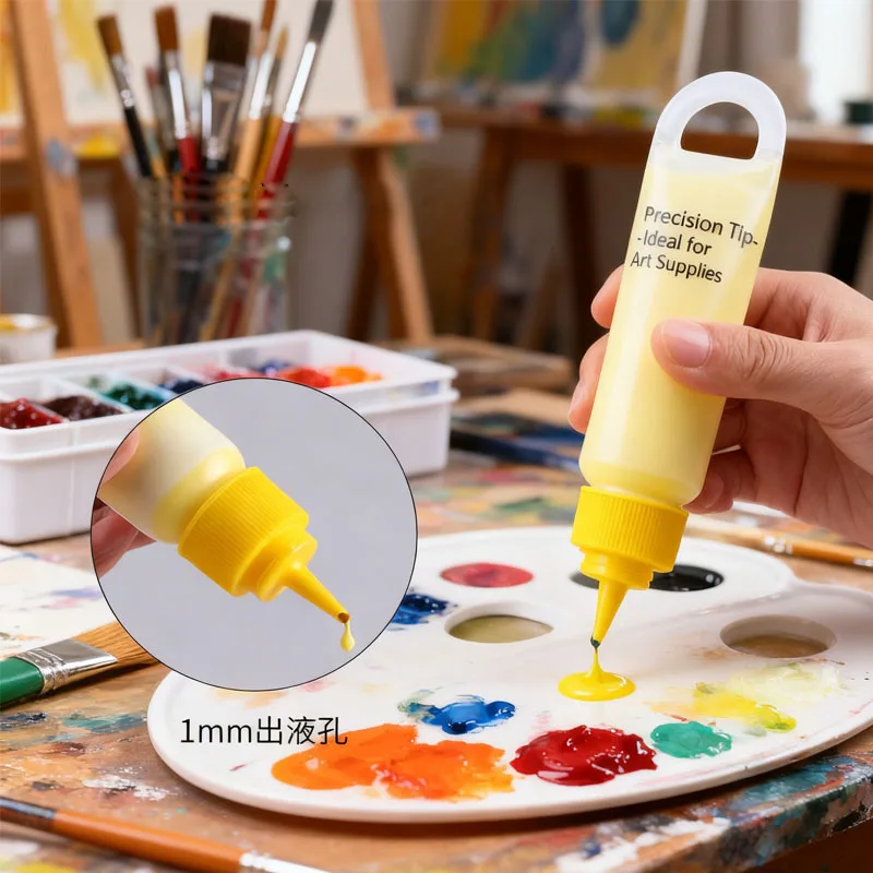 30 pz portatile 30 ml-120 ml vuoto PE plastica spremere colla contagocce bottiglie con coperchio antipolvere contenitore campione da viaggio per vernice a inchiostro liquido