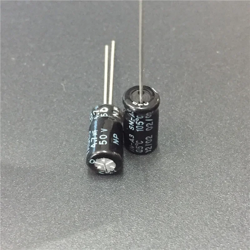 10pcs/100pcs 4.7uF 50V SN-A3 Series 6.3x11mm 50V4.7uF High quality Bipolar Audio Capacitor