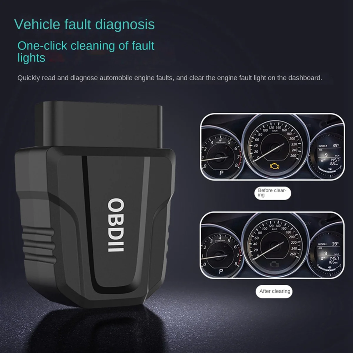 V011 OBD OBDII Diagnostic Tool Bluetooth 5.4 for IOS/Android OBD2 Professional Code Reader 9Protocols Better Than ELM327