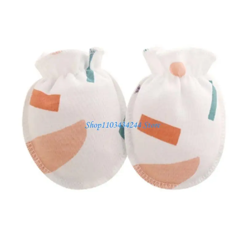 

G2TC Infant Face Protective Gloves Baby Thin Gloves Scratchproof Newborn Soft Mittens