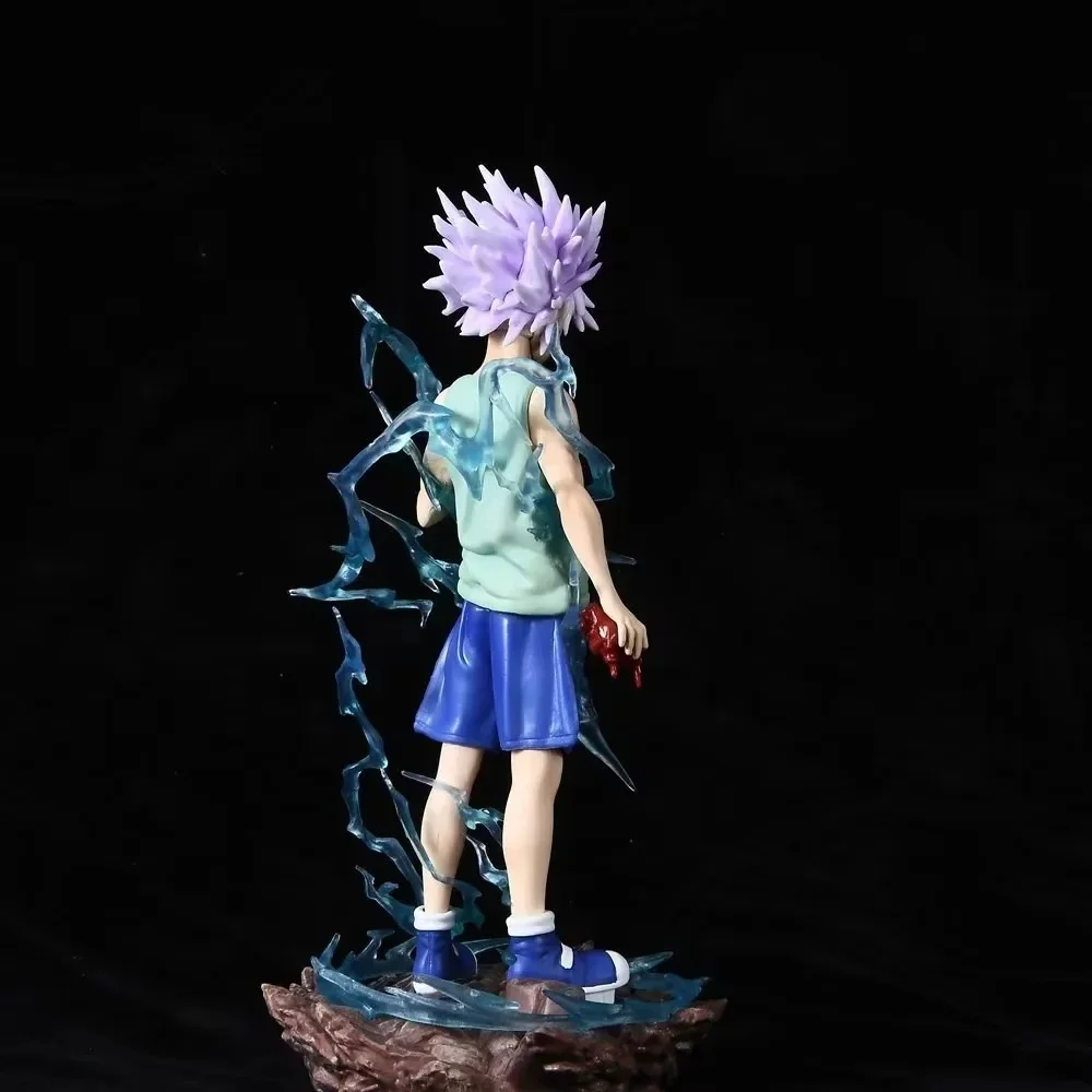 Figurine d'action debout Hunter x Hunter, mode vitesse, Gon Alluka Zoldyck, Chrollo Lucilfer, statue Kurapika, modèle jouet cadeau, 22 cm