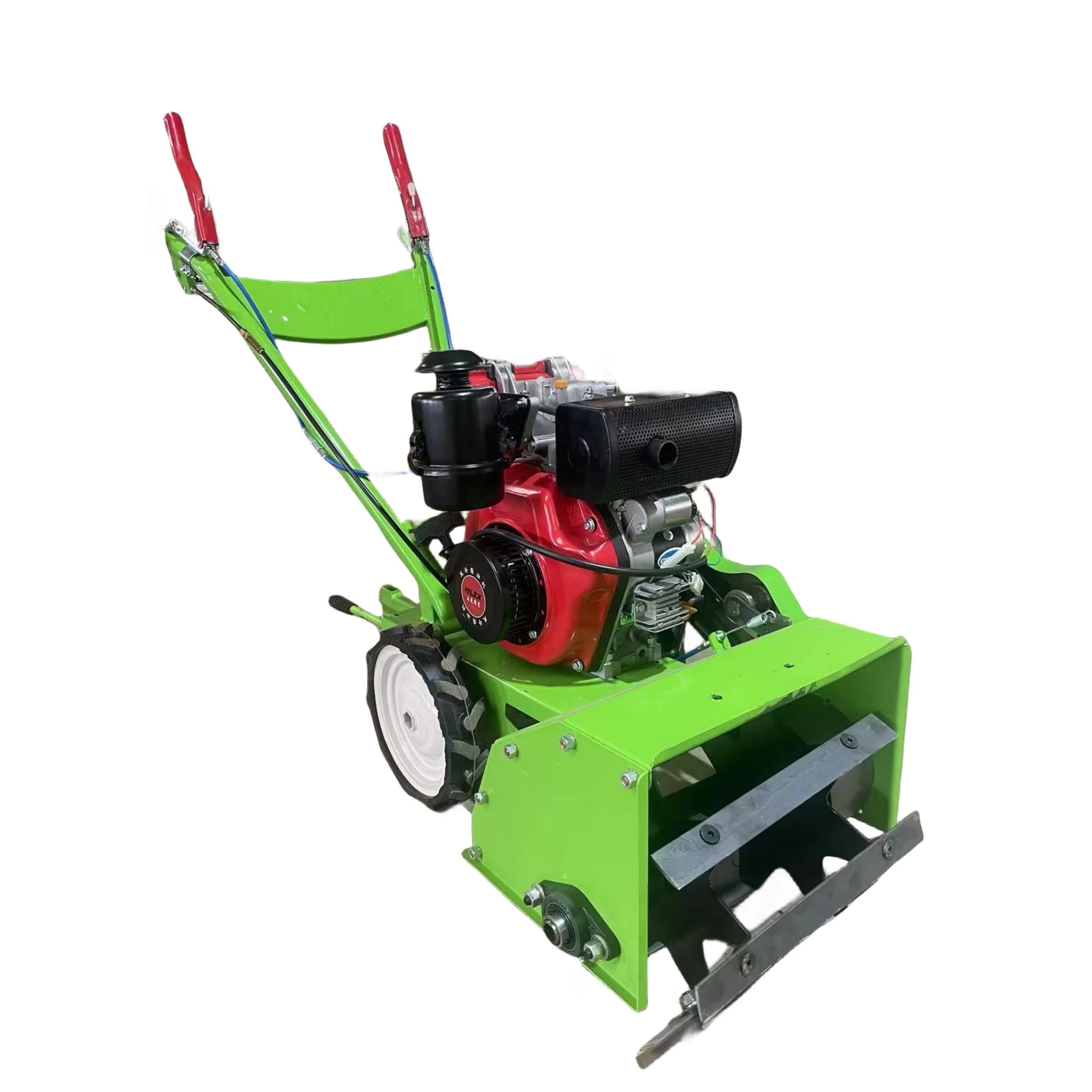 High Quality hand push lawn mower rotary small micro tiller agricultural plow small tillage weeder machinery