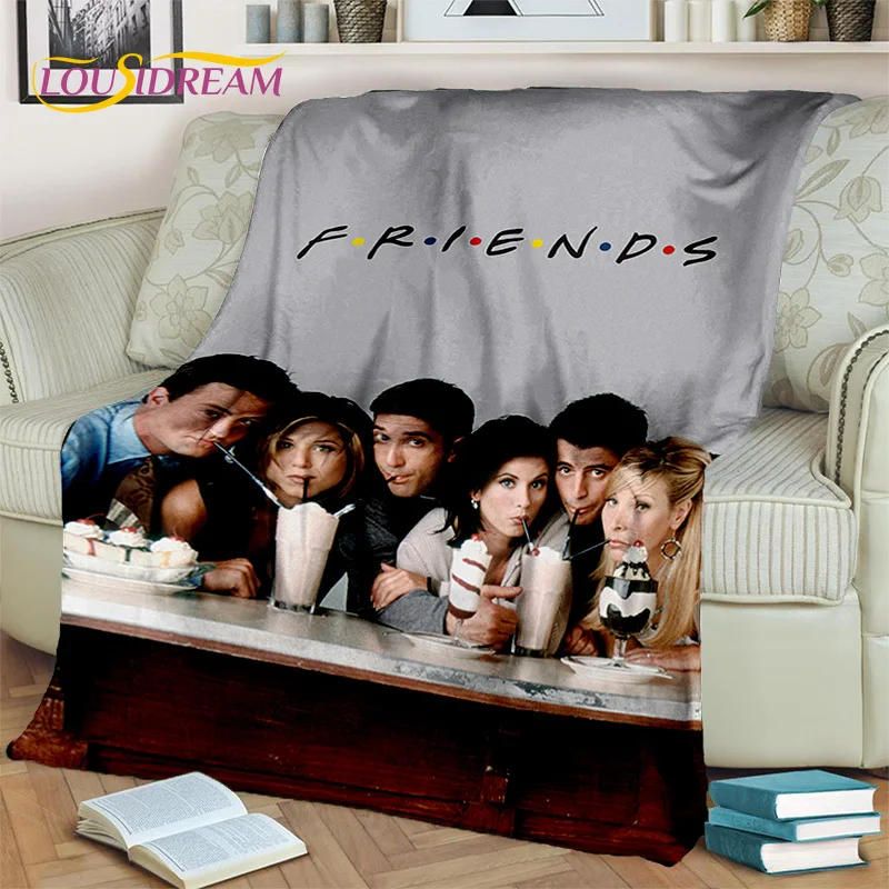 Friends Classics TV 3D  Blanket,Soft Throw Blanket for Home Bedroom Bed Sofa Picnic Travel Office Cover Rest Blanket Kids Gift