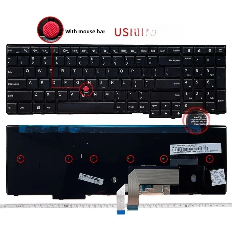 New US Keyboard for IBM Lenovo E531 E540 E540P T550 T540 T54