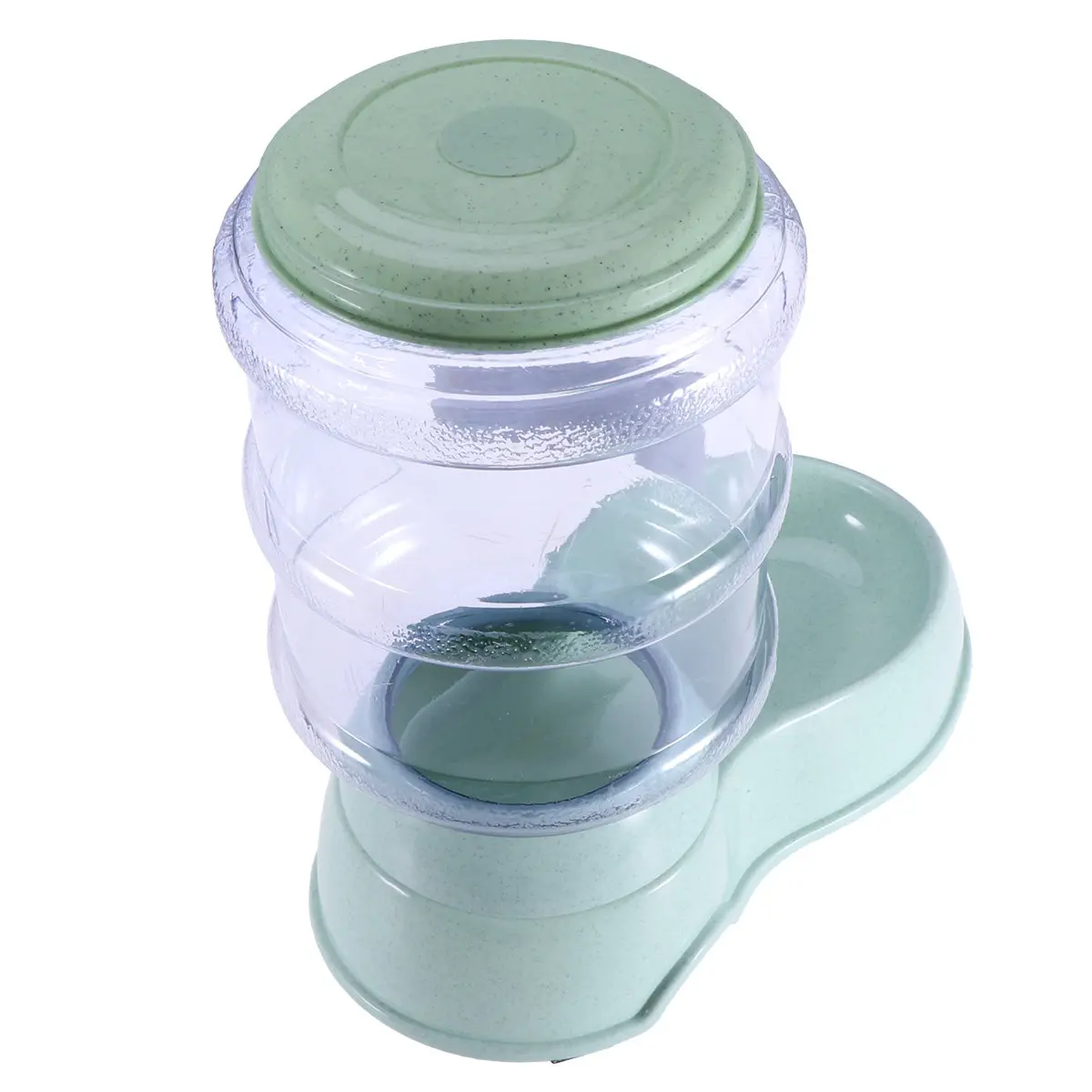 

Умная автоматическая кормушка для домашних животных 3,8 л: диспенсер для корма и воды для собак и кошек, свежая чистая еда, легко моющаяся миска, зеленый цвет, зоотовары