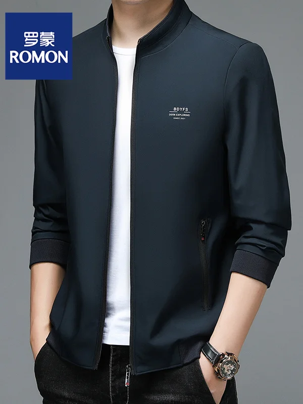 

Мужская повседневная куртка Lormen с воротником-стойкой, весна-осень, новая тонкая модель, универсальная, для молодежи