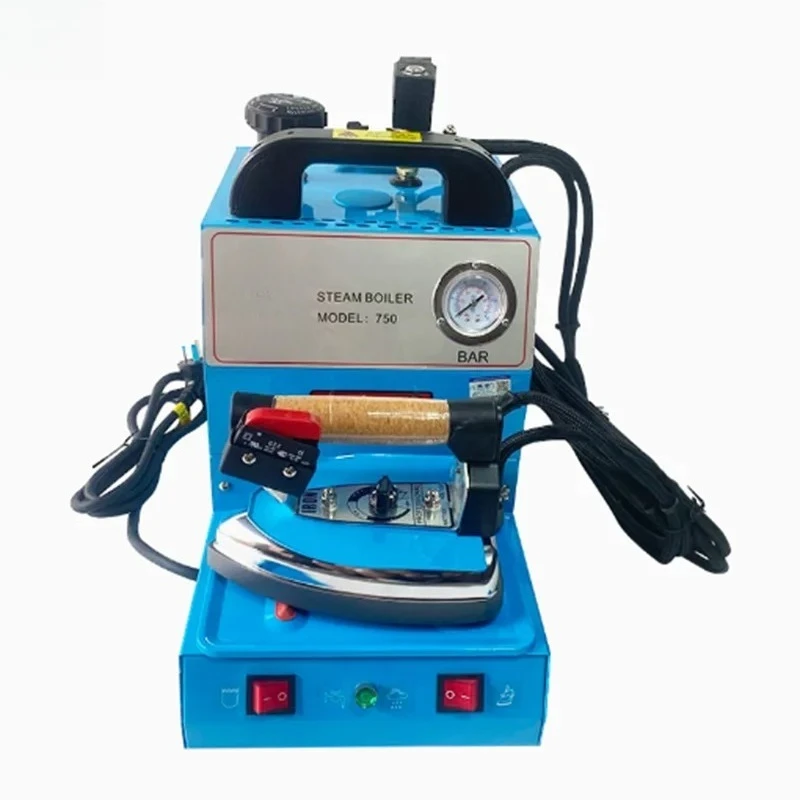 Plancha caliente de alta potencia, vapor tipo botella colgante, plancha eléctrica industrial, caldera antigua, plancha presurizada, ropa, curt