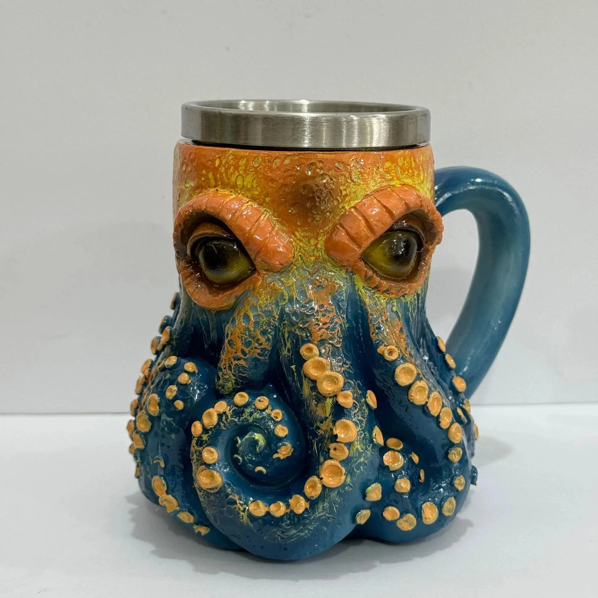 

Кружка-осьминог Ocean Creature, 3d осьминог, морские черепахи, русалки, киты, дельфин, забавные керамические кружки, кофейная кружка ручной работы, украшение