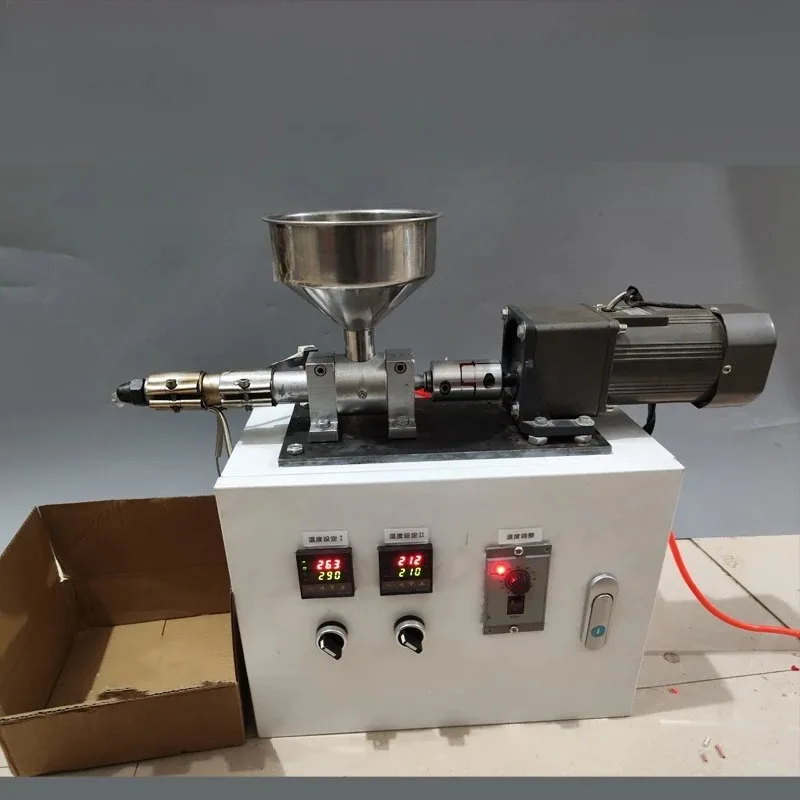 Small Extruder Micro Plastic Extruder Rubber Powder 3D Printing Line Single Screw Extruder Plastic Processing Machinery