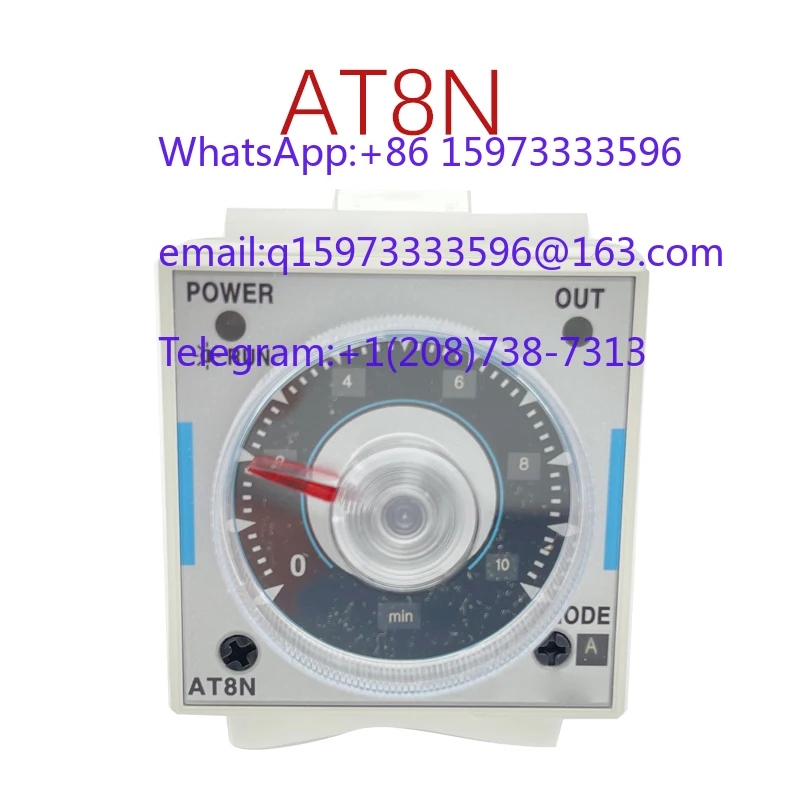 100% New Multi-Range Timer Relay AT8N for Industrial Automation Control Systems Motor Protection & Electrical Equipment Timing