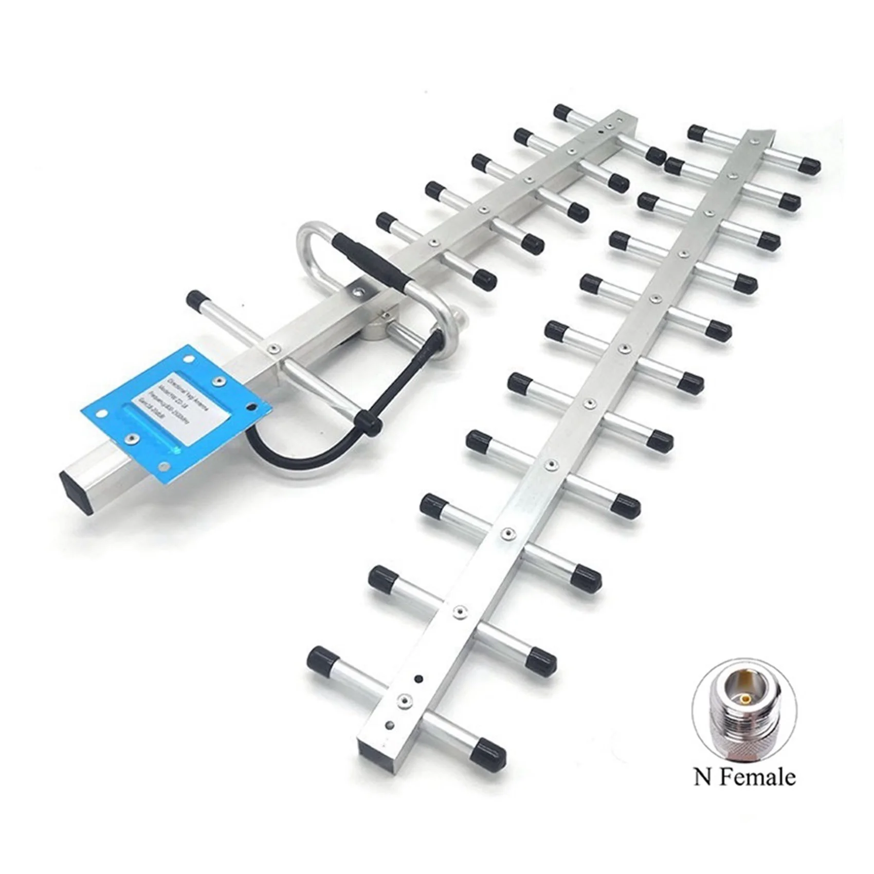 Antena 20DBi 2G/3G/4G LTE antena Yagi 800-2700MHz N żeńskie antena zewnętrzna zewnętrzne do wzmacniacza wzmacniacz sygnału komórkowego — zdjęcie 4