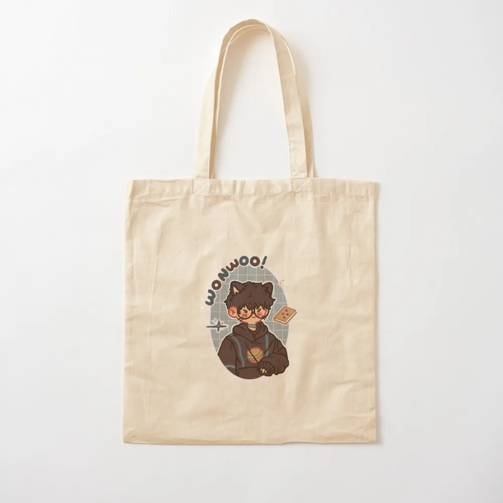 

WONWOO ! Tote Bag custom tote reusable shopping men Canvas