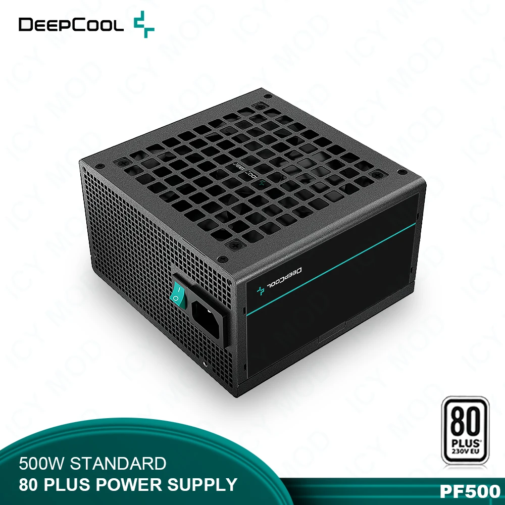

DeepCool 500W Power Supply 80PLUS 230V EU Certified Computer Power Unit 85% Electrical Efficiency PSU Computer Components PF500