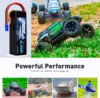 ZEEE Lipo FPV 드론 배터리 소프트 케이스, RC 자동차 데저트 보트 RC 모델 부품, EC5 플러그 포함, 6S 10000mAh 배터리, 22.2V 120C 3
