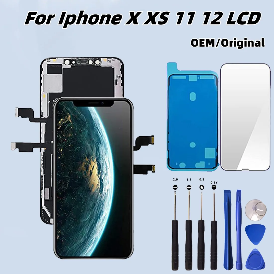 OEM AMOLED Screen For Iphone X Xs Xsmax 11 12 13 With 3D Touch Digitizer Assembly For Iphone Xsmax Oled Pantalla Replacem