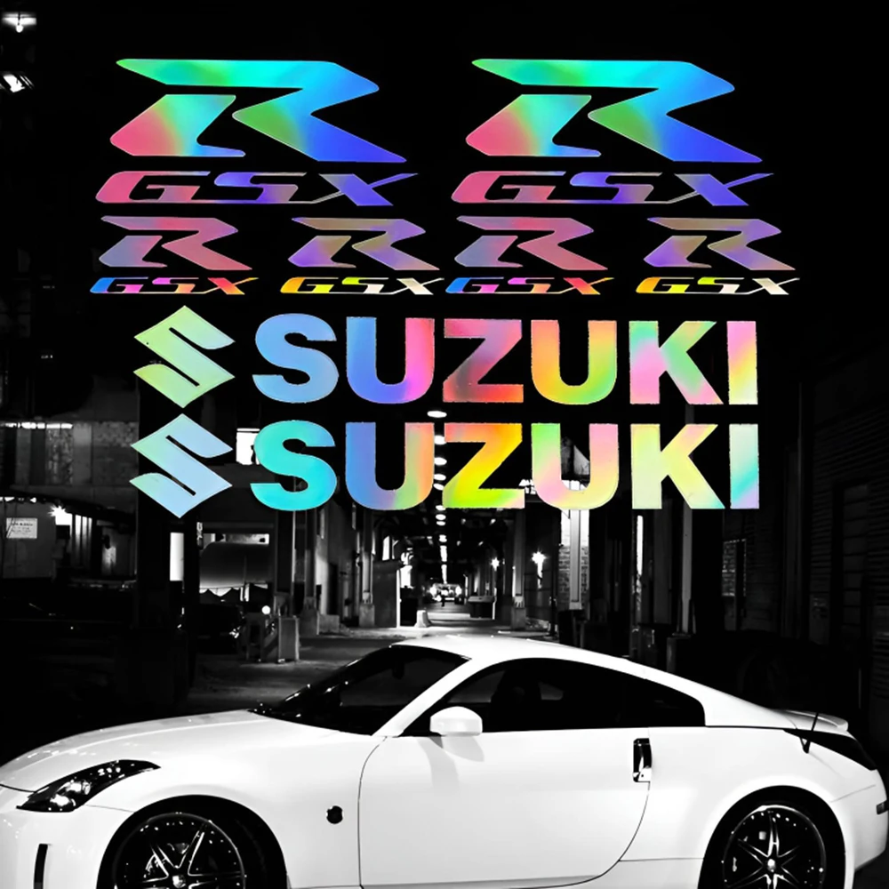 

Motorcycle Modification Accessories Stickers for Suzuki GSX-R Racing Helmet Tail Box Decor Decals Reflective Car Stickers
