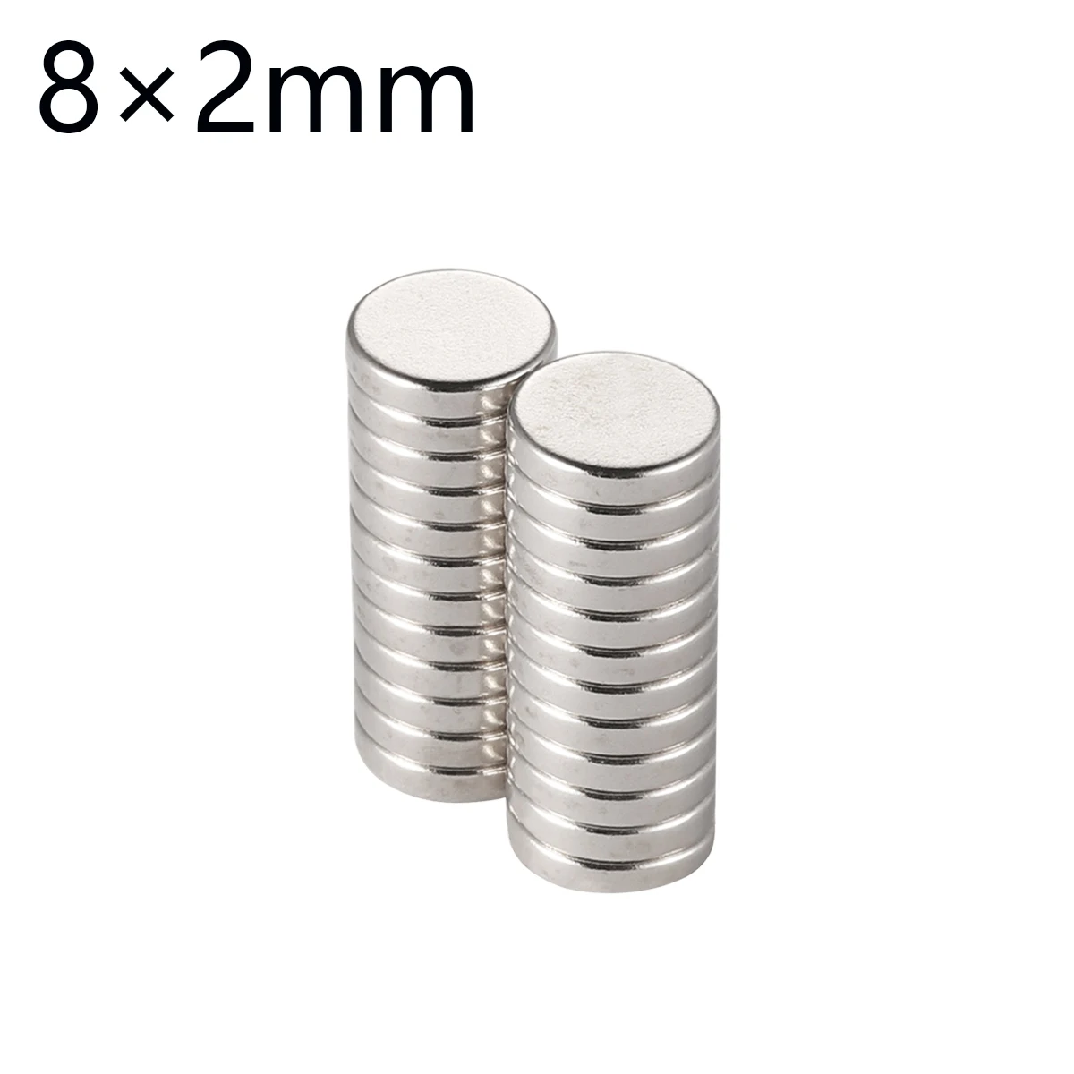 10~200pcs 8x2mm Round Magnet Small Powerful Permanent DISC DIY Neodymium Magnets for Fridge Magnets Crafts  Magnetic Switches