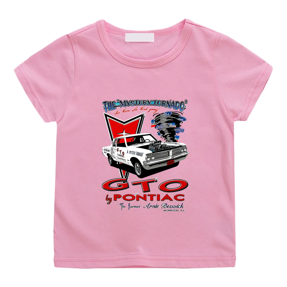 Initial D GTO Racing Car Tee-shirt Japanese Anime Graphic Printing T-shirt 100% Cotton Boys and Girls Tshirts High Quality Tops