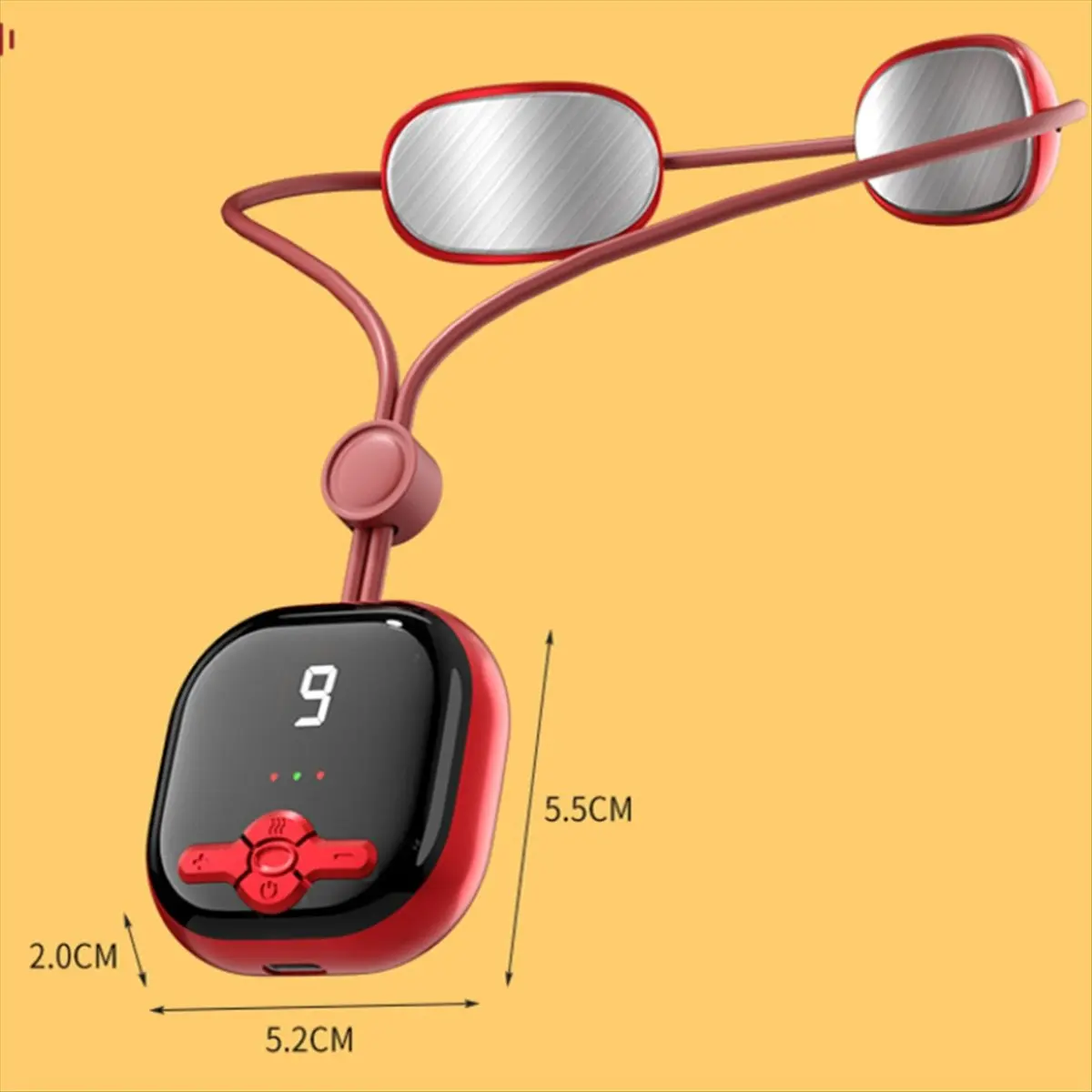 

BaoBao-мини-умный массажер для шеи, плеч, шейного отдела, мини-портативный горячий компресс, артефакт для шеи, драга, защита шеи
