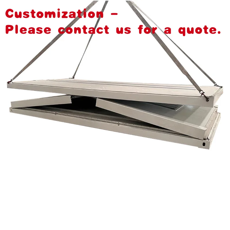 

custom.Prefab Folding Container Home Z-Shaped Detachable Steel Sandwich Panel Casas Prefabricadas Outdoor Living Bathroo