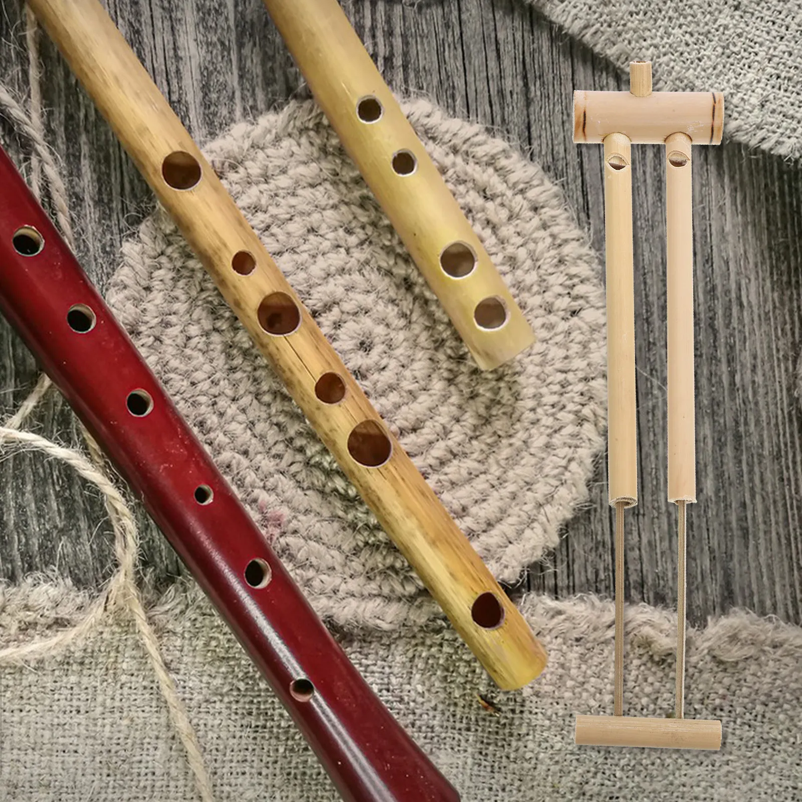 竹製の鳥笛。手作りのフルートで、お子様の早期学習や屋外での遊 - Kids Outdoor Music のレビューと価格
