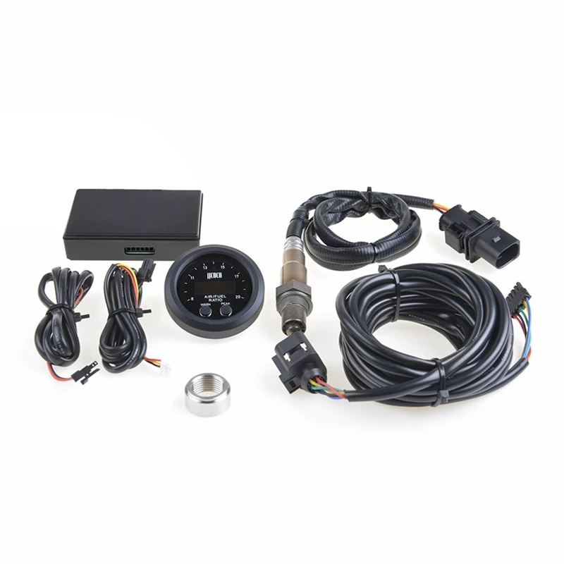 Air Fuel Ratio Measurement Kit,Lsus 4.9 Sensor, 2-1/16 Inch 52Mm Wideband UEGO Digital AFR Oxygen Sensor 06J90626