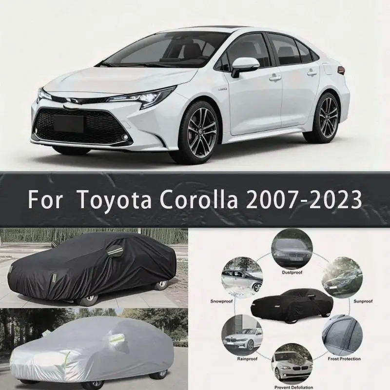 

Для наружной защиты, водонепроницаемые, пылезащитные, полные для Toyota Corolla 2007 2023, автомобильные аксессуары, автомобильные чехлы