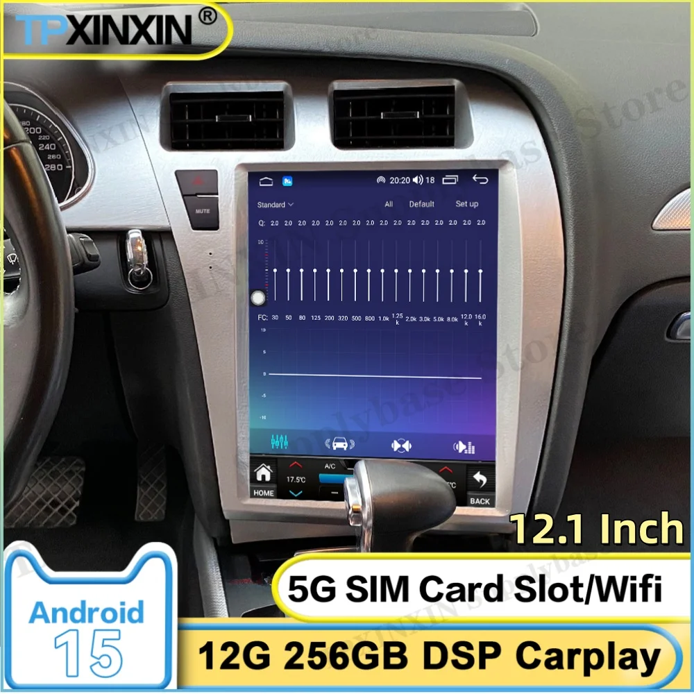 

12.1 Inch Android Auto Smart HD Screen For Audi A4L 2009~2012 GPS Navigation Car Radio Video Stereo Receiver Carplay Head Unit
