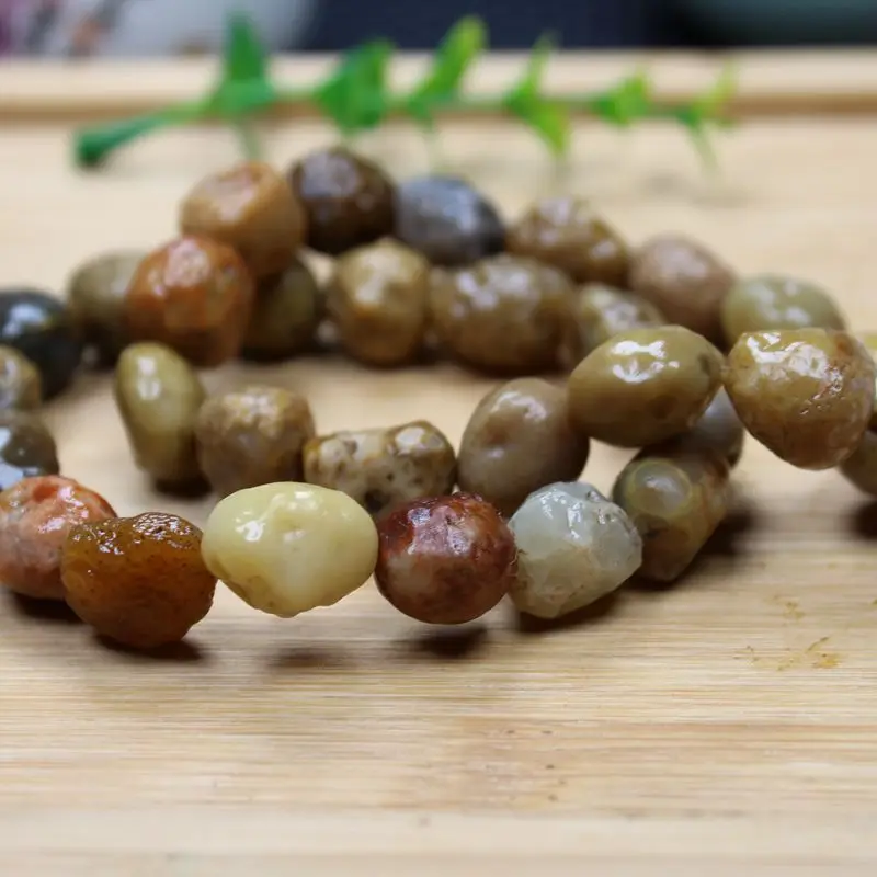 Xinjiang Alashan Gobi Agate Tendon Stone Bracelet - view 4
