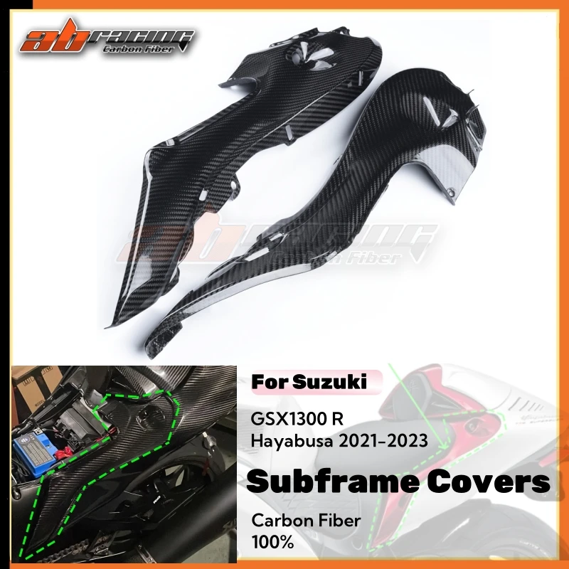 

Subframe Covers Tail Fairings Trim Cowlings For Suzuki GSX1300 R Hayabusa 2021-2024 Gen 3 Full Carbon Fiber 100%