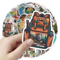 10/30/50pcs Forest Hiking Camping Waterproof Stickers Outdoor Scenery Decals Graffiti DIY Phone Laptop Motorcycle Cool Sticker