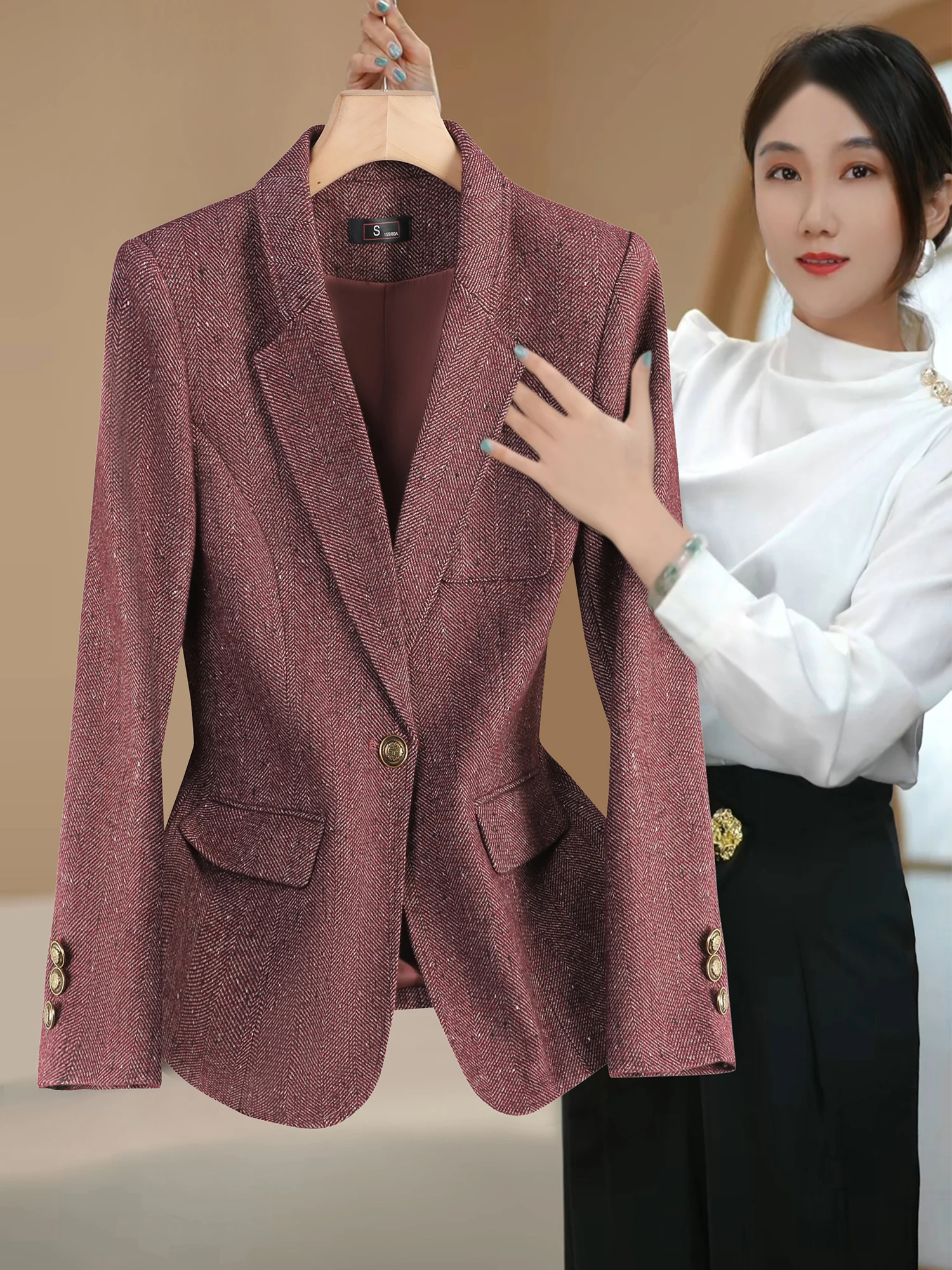 

Осенне-зимний женский деловой костюм: профессиональный, элегантный, премиум-класса, легкий, утепленный, для офиса, теплый, немнущийся